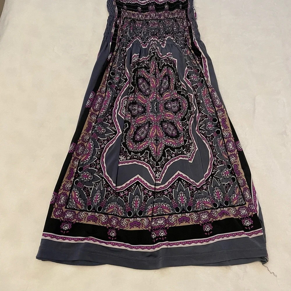 Strapless Dress- Pretty Pattern - Picture 1 of 10